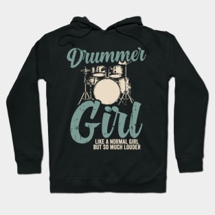 Drummer Girl | Drums Drummer Hoodie